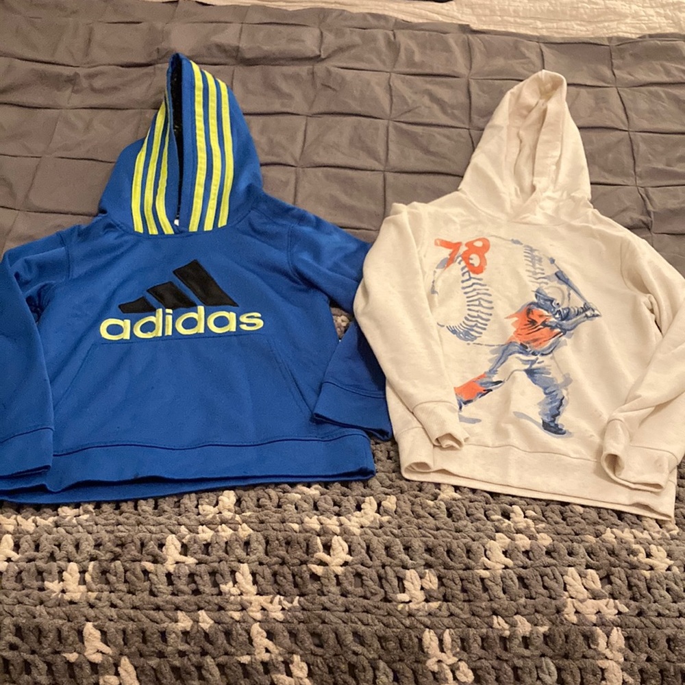 Bundle of boys hoodies